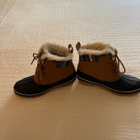 Women's Khombu faux fur lined waterproof lace up boot - Picture 3 of 5